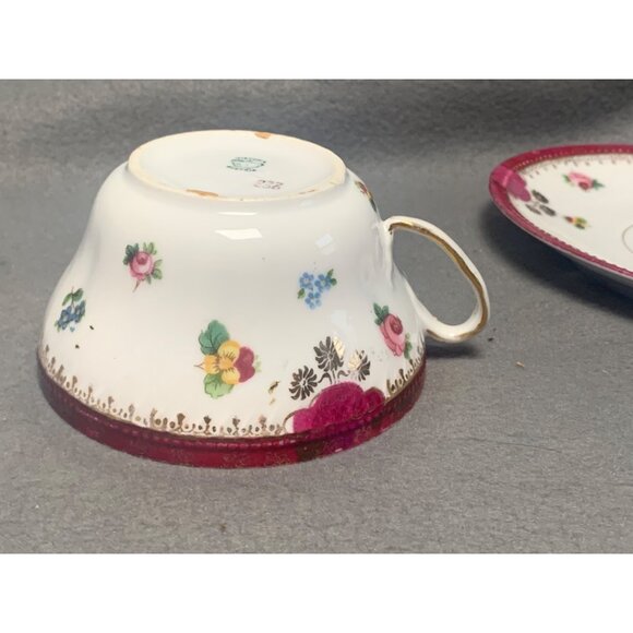 Vintage Victoria Austria Floral Teacup & Saucer Set Porcelain China - Picture 13 of 16